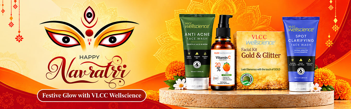 This Navratri Festive Show Your Vlcc Products Upto 60% OFF